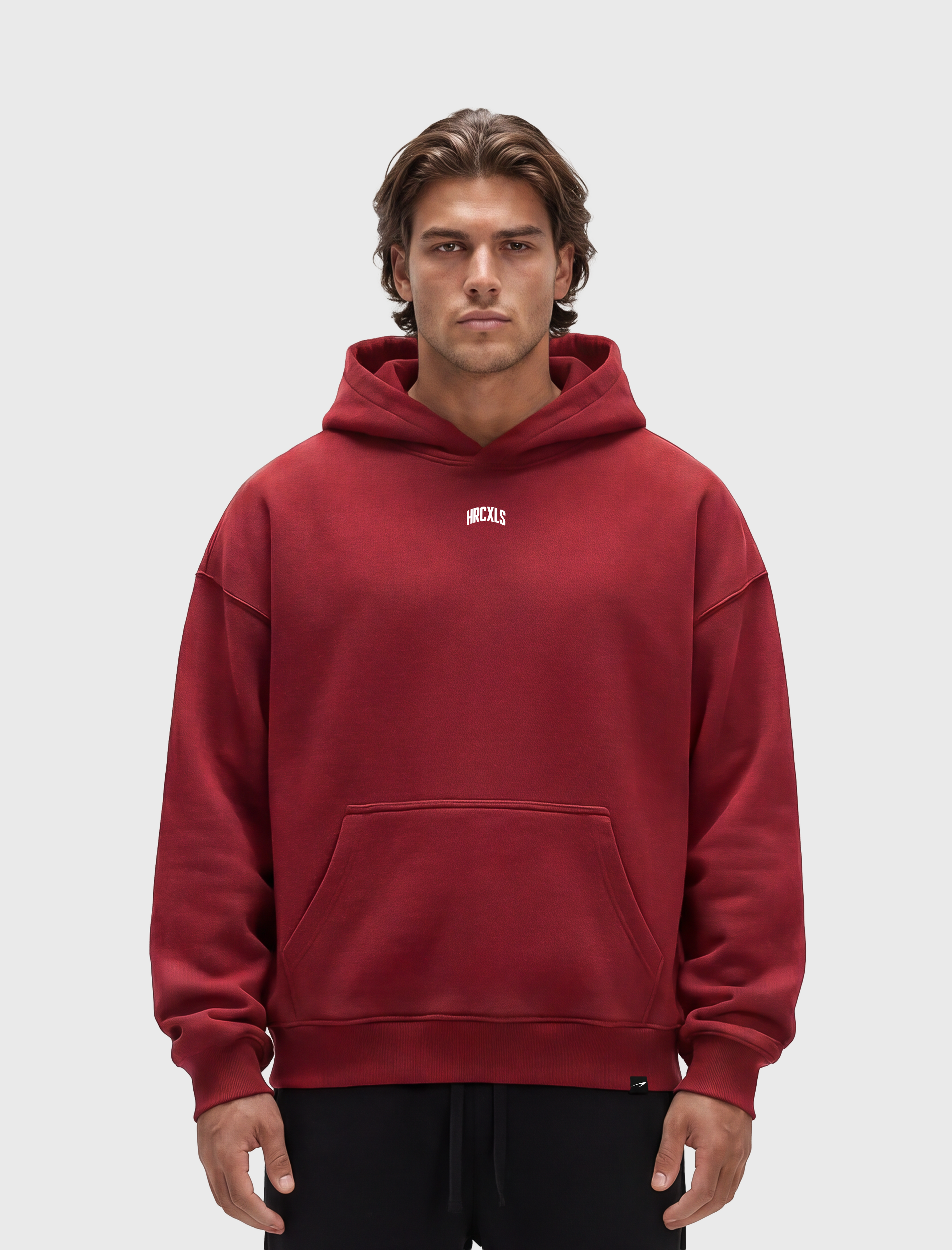 HERCXLES 2026: Athlete Edition Hoodie - Red model front