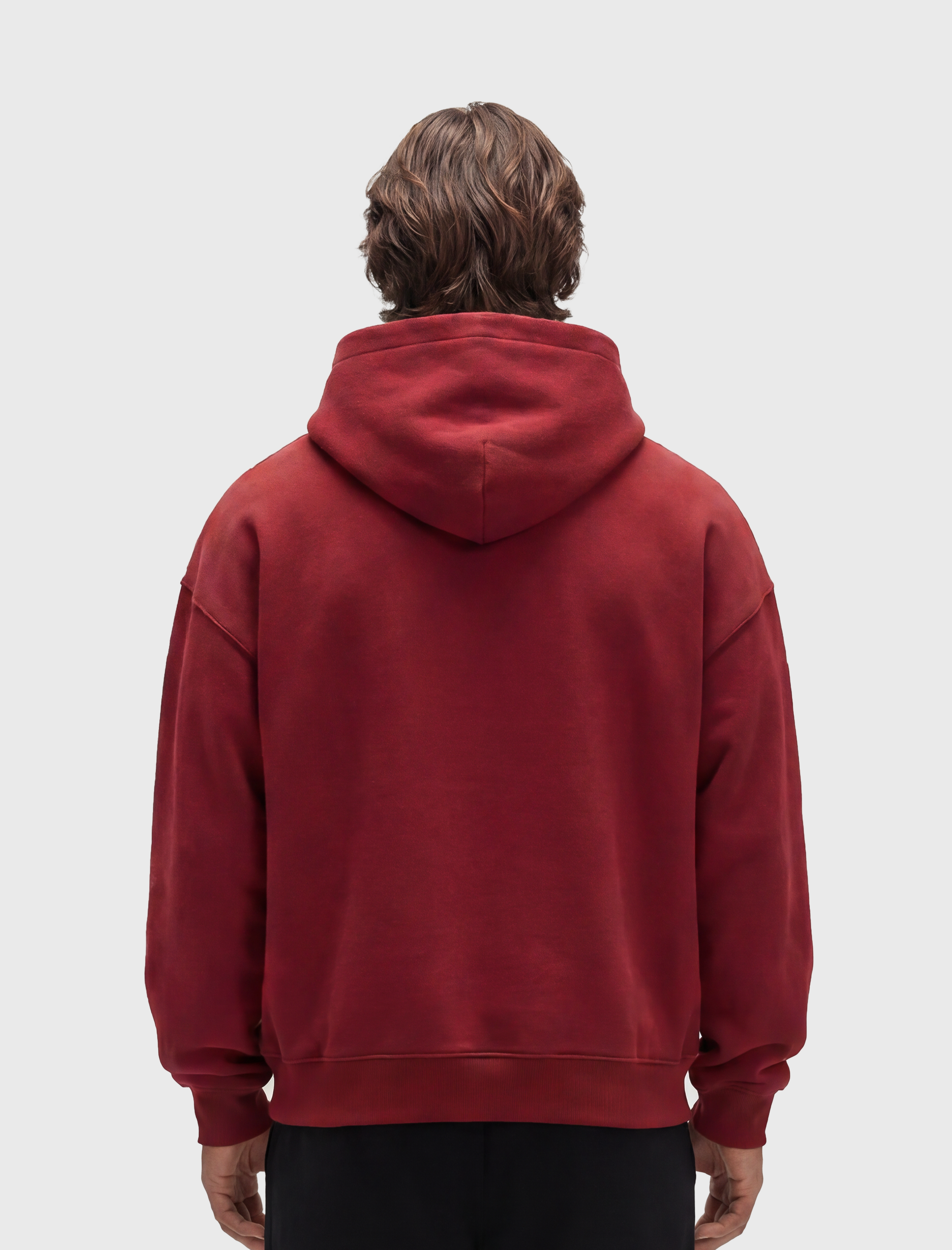 HERCXLES Rush Hoodie - Red model back
