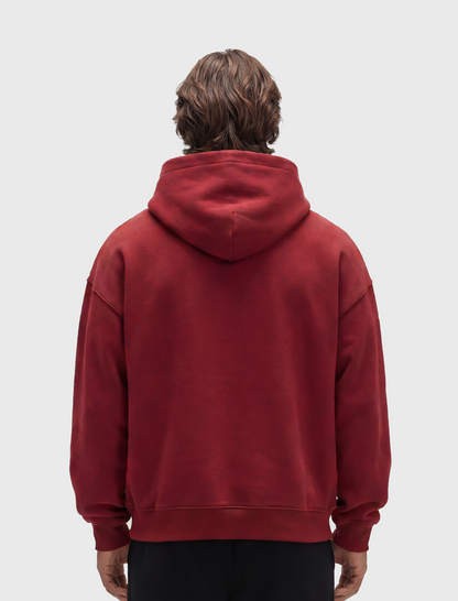 HERCXLES Rush Hoodie - Red model back