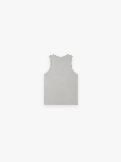 HERCXLES 2026: Sport Ribbed Tank Top - Light Grey back