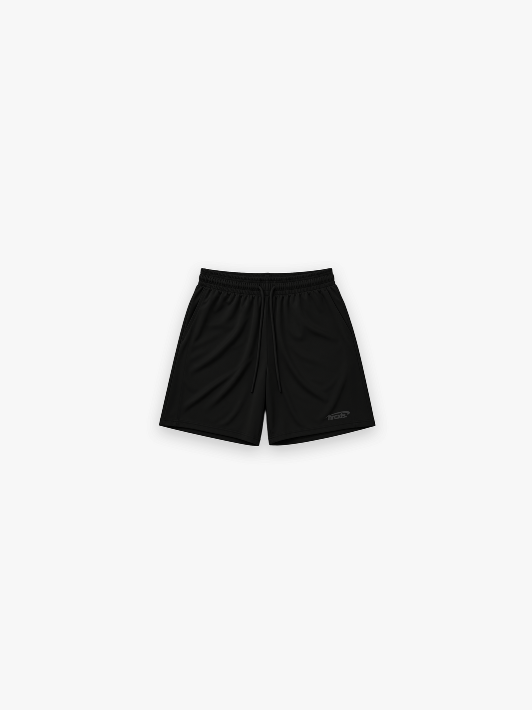 HERCXLES 2026: Sport Drawstring Shorts - Black flat product image