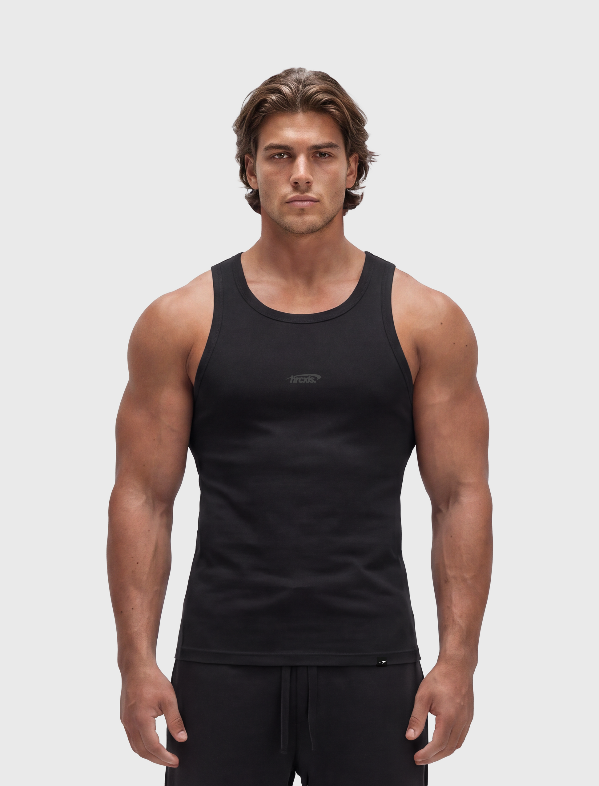 HERCXLES Sport Tank Top - Black model front