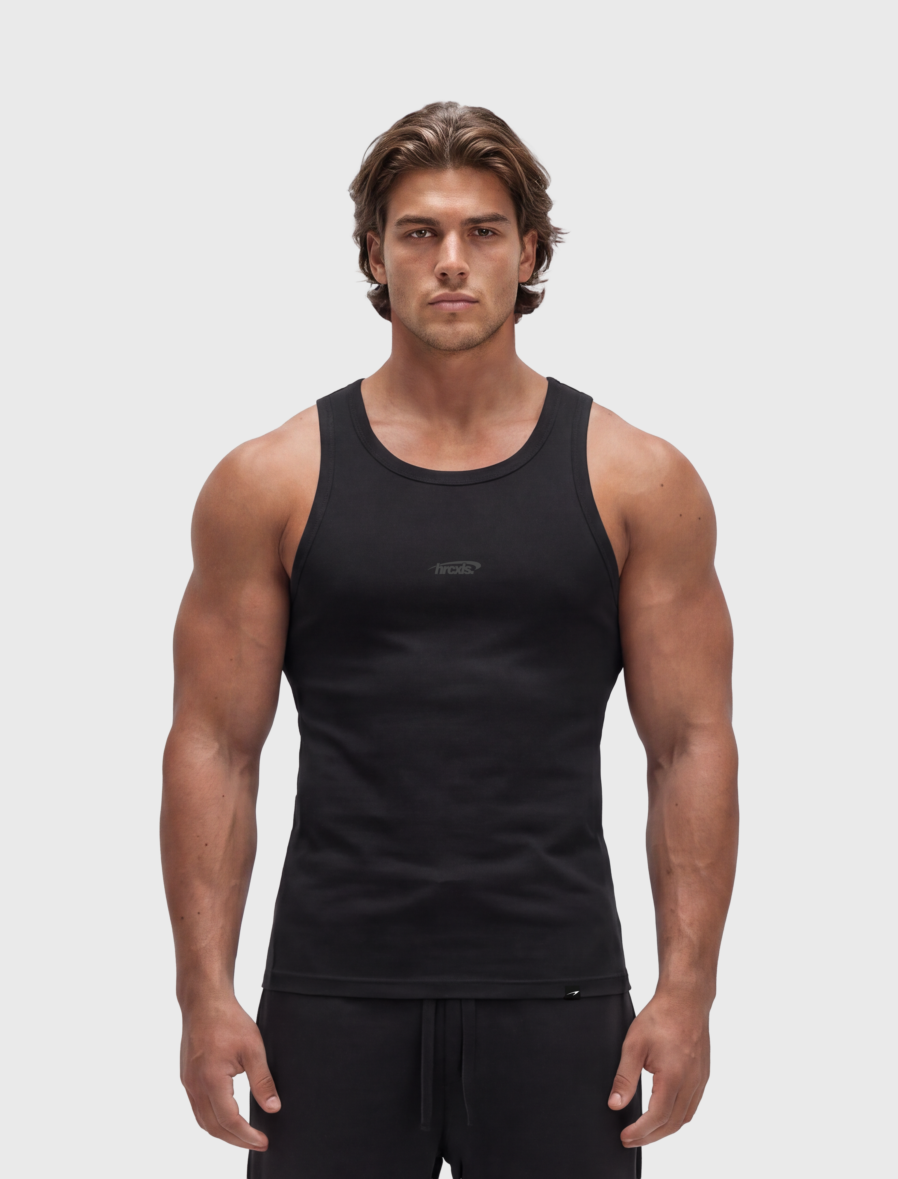 HERCXLES Sport Tank Top - Black model front