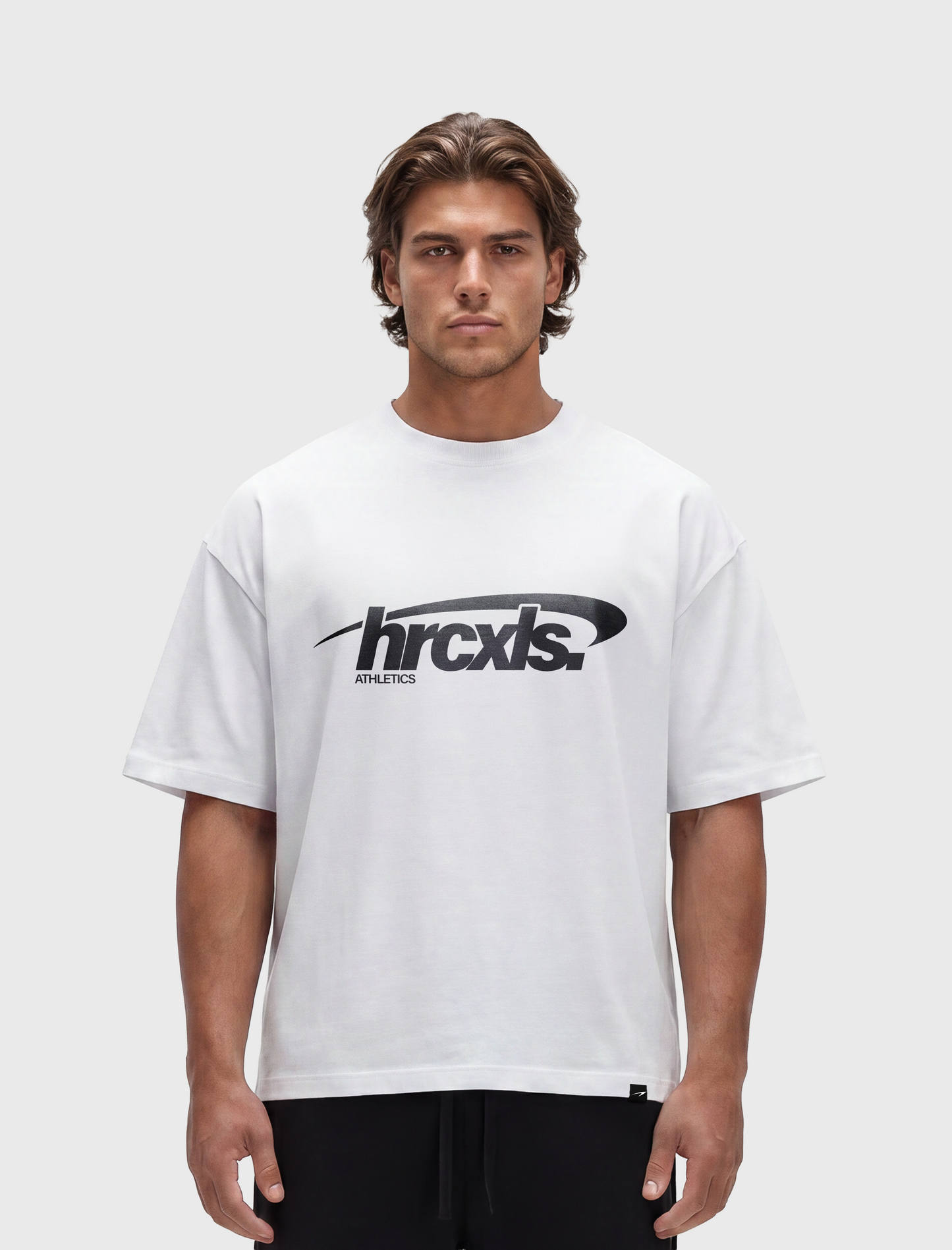 HERCXLES Sport Oversized T-shirt - White model front