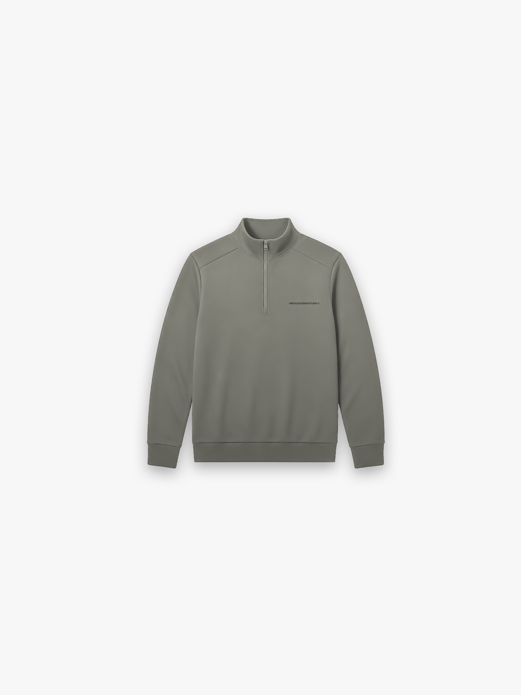 HERCXLES 2026: Studios Quarter Zip Sweatshirt - Grey front