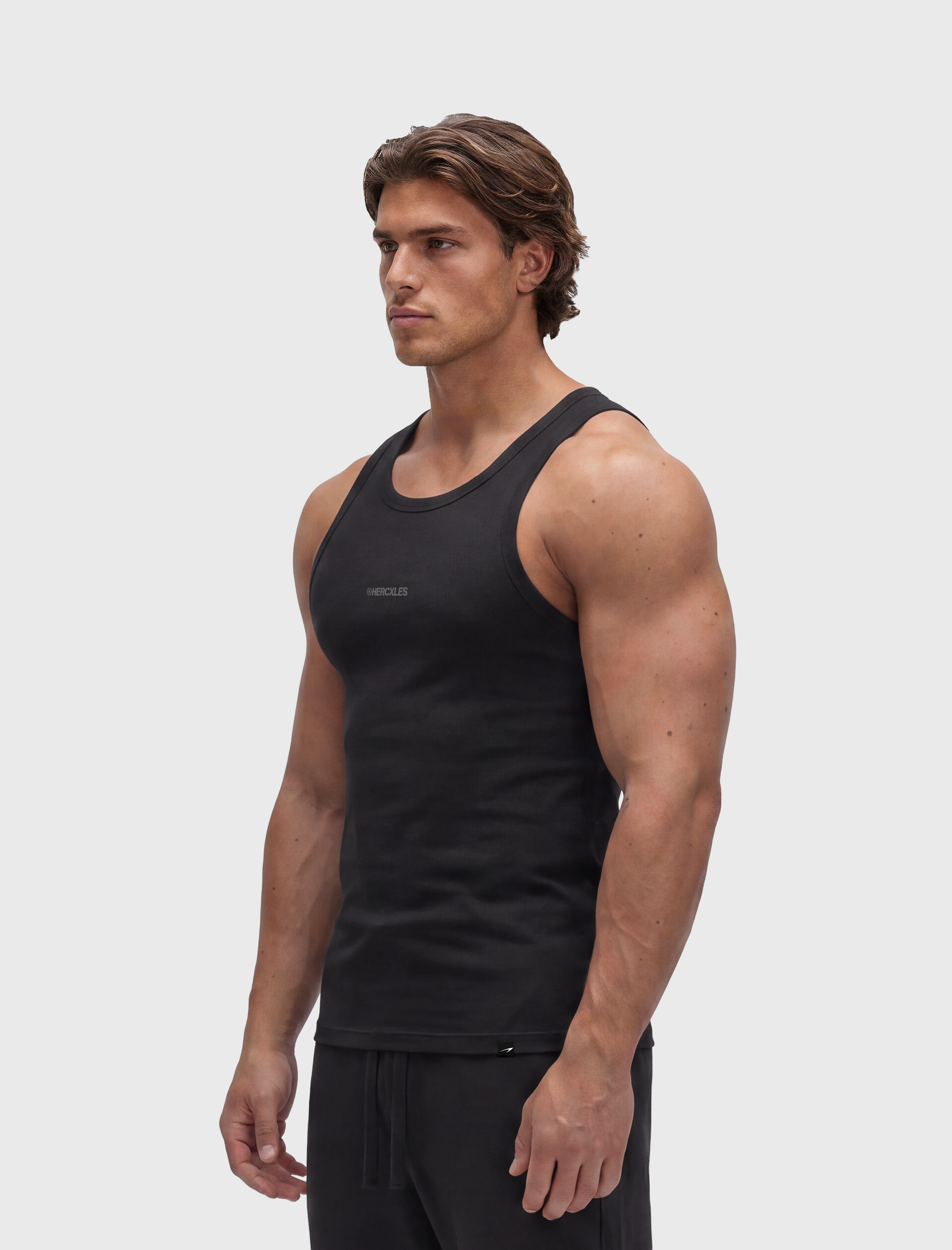 HERCXLES Tank Top - Black model side