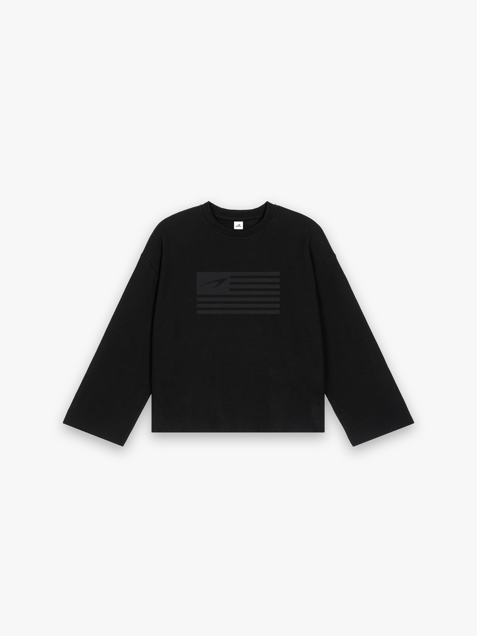 USA Rag Tee - Black flat lay front