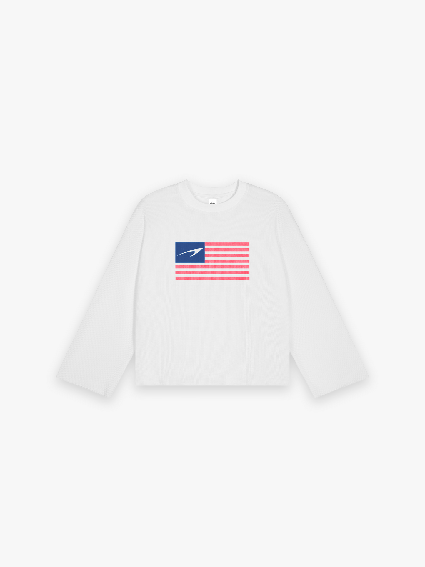 USA Rag Tee - White flat lay front