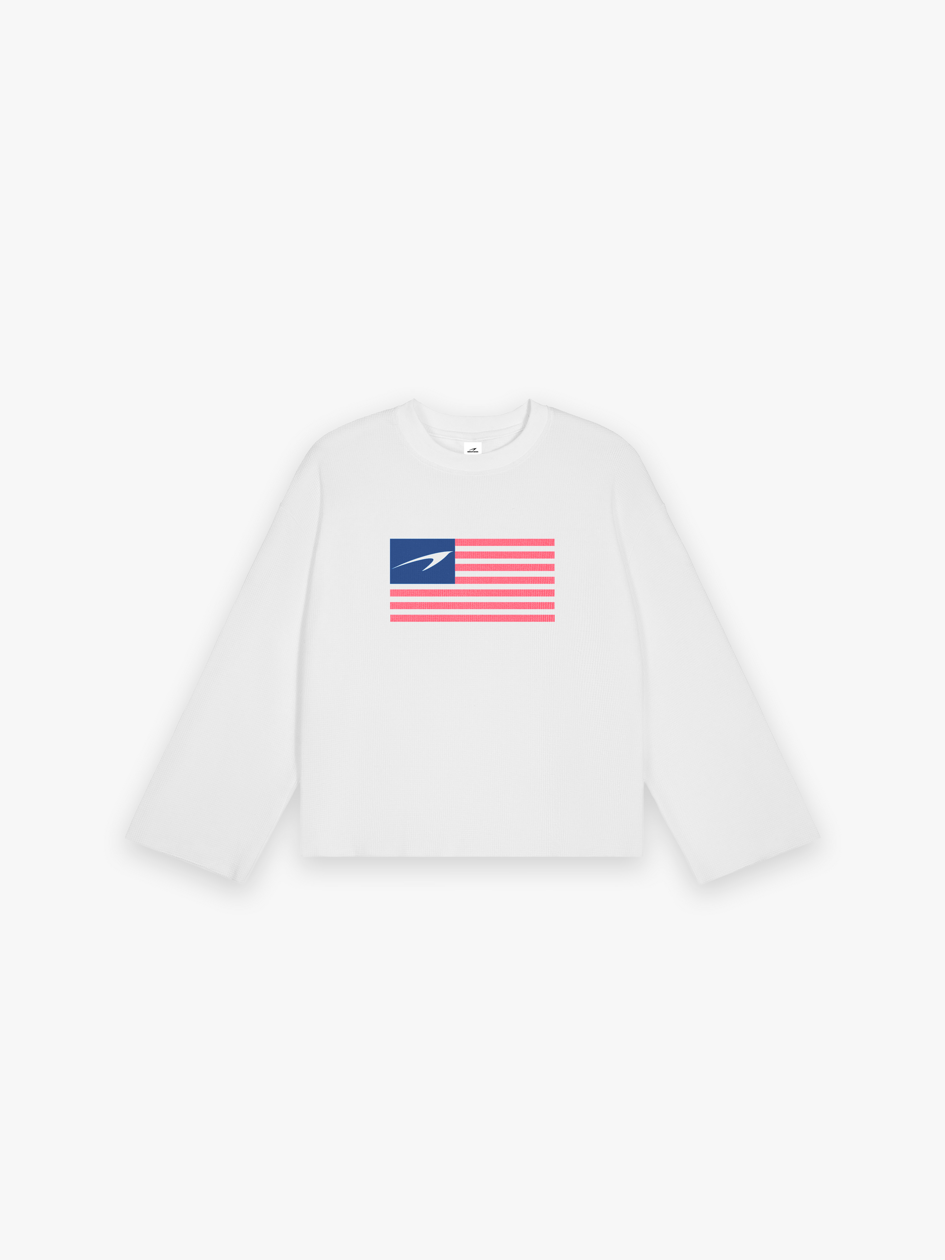 USA Rag Tee - White flat lay front