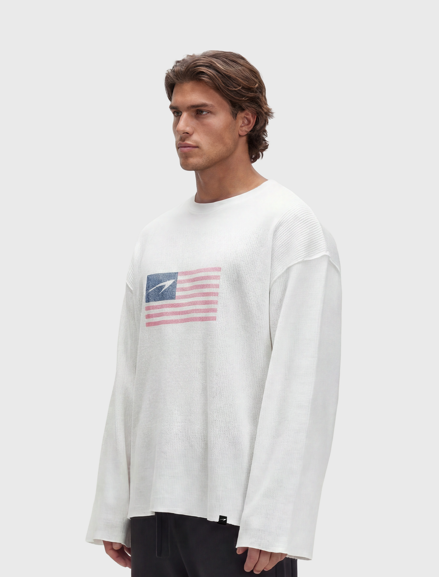 USA Rag Tee - White quarter