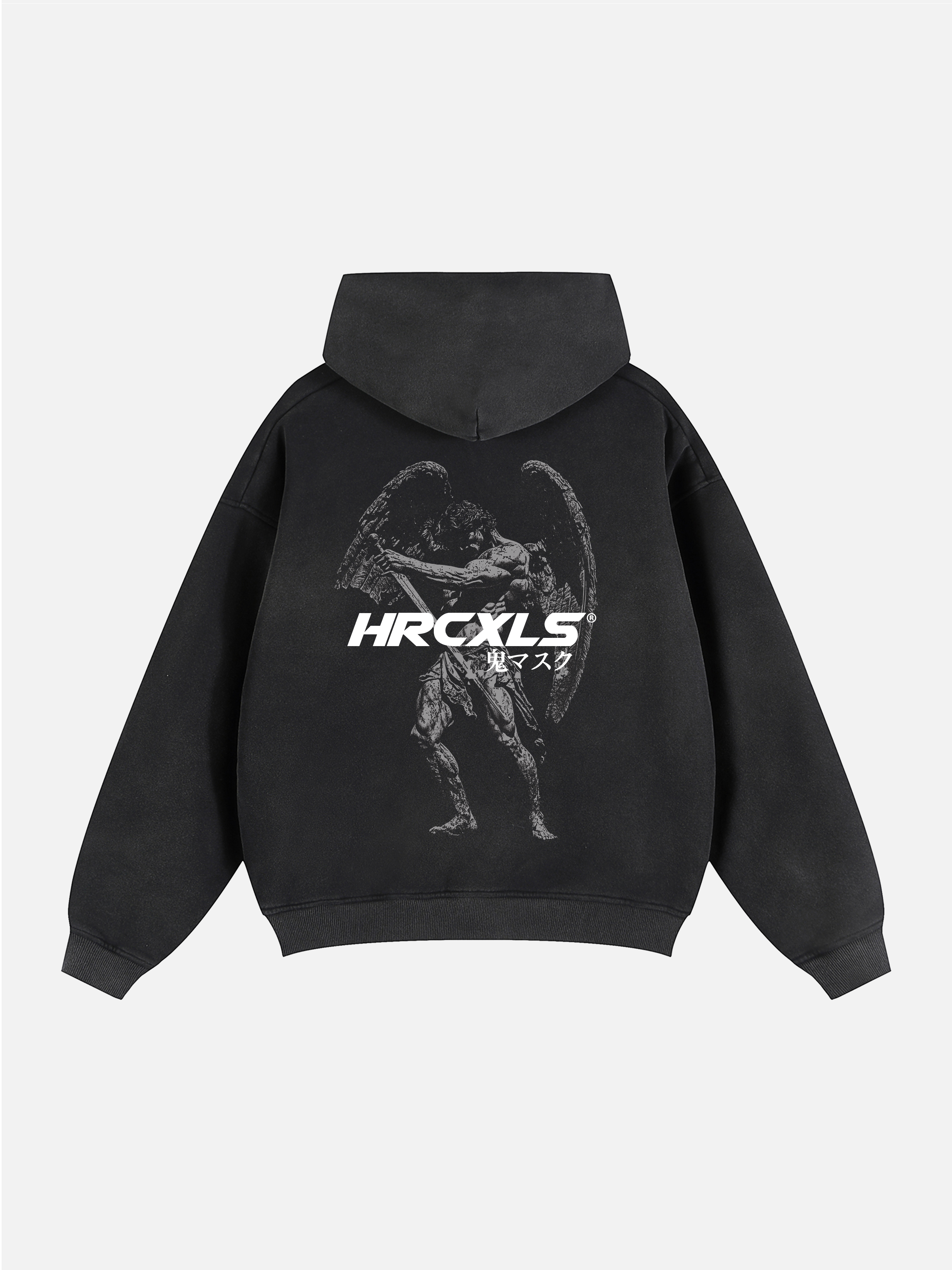Fallen angel Oversized Zip Up Hoodie