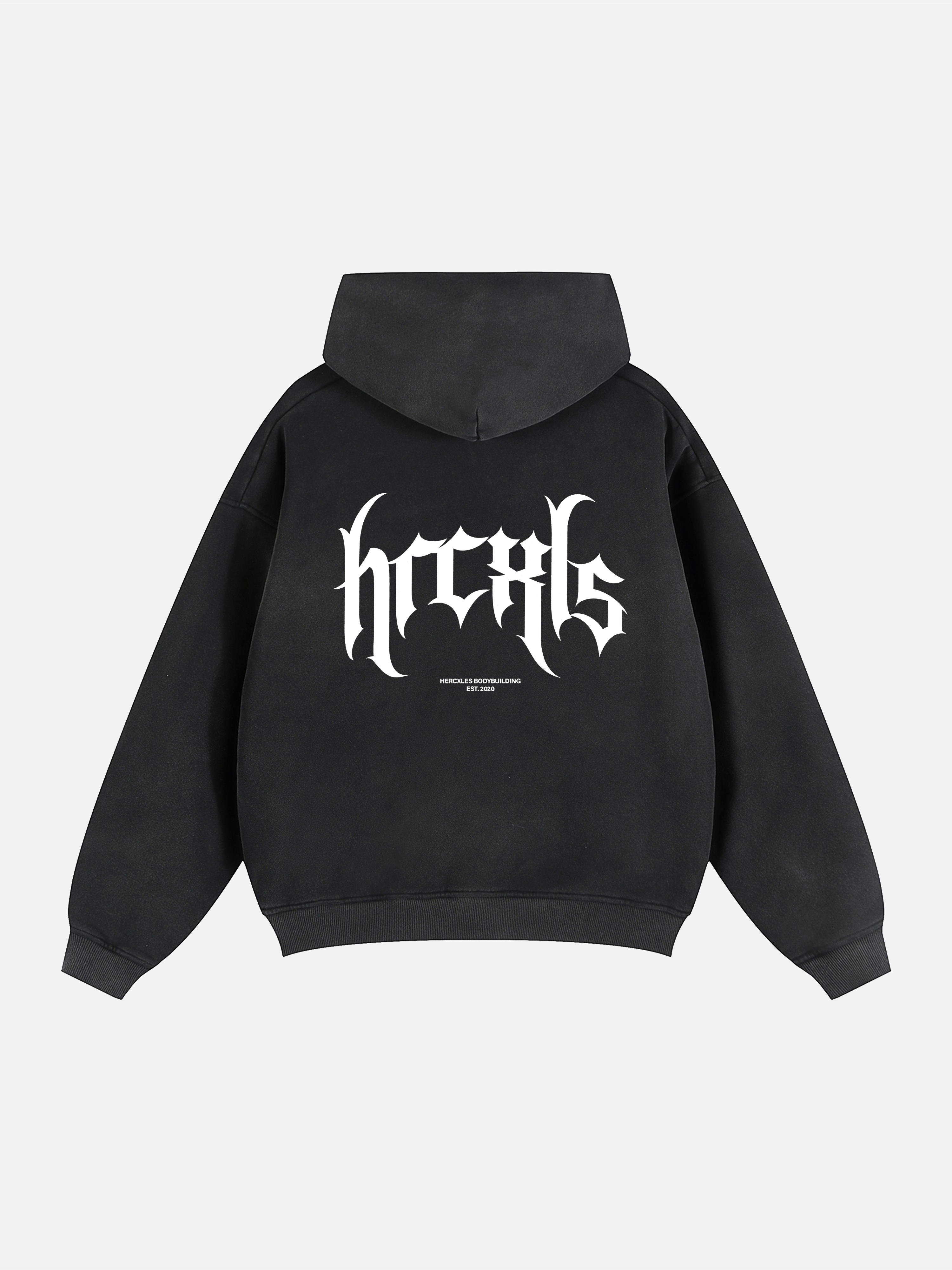 Gothic Boxy Zip Hoodie