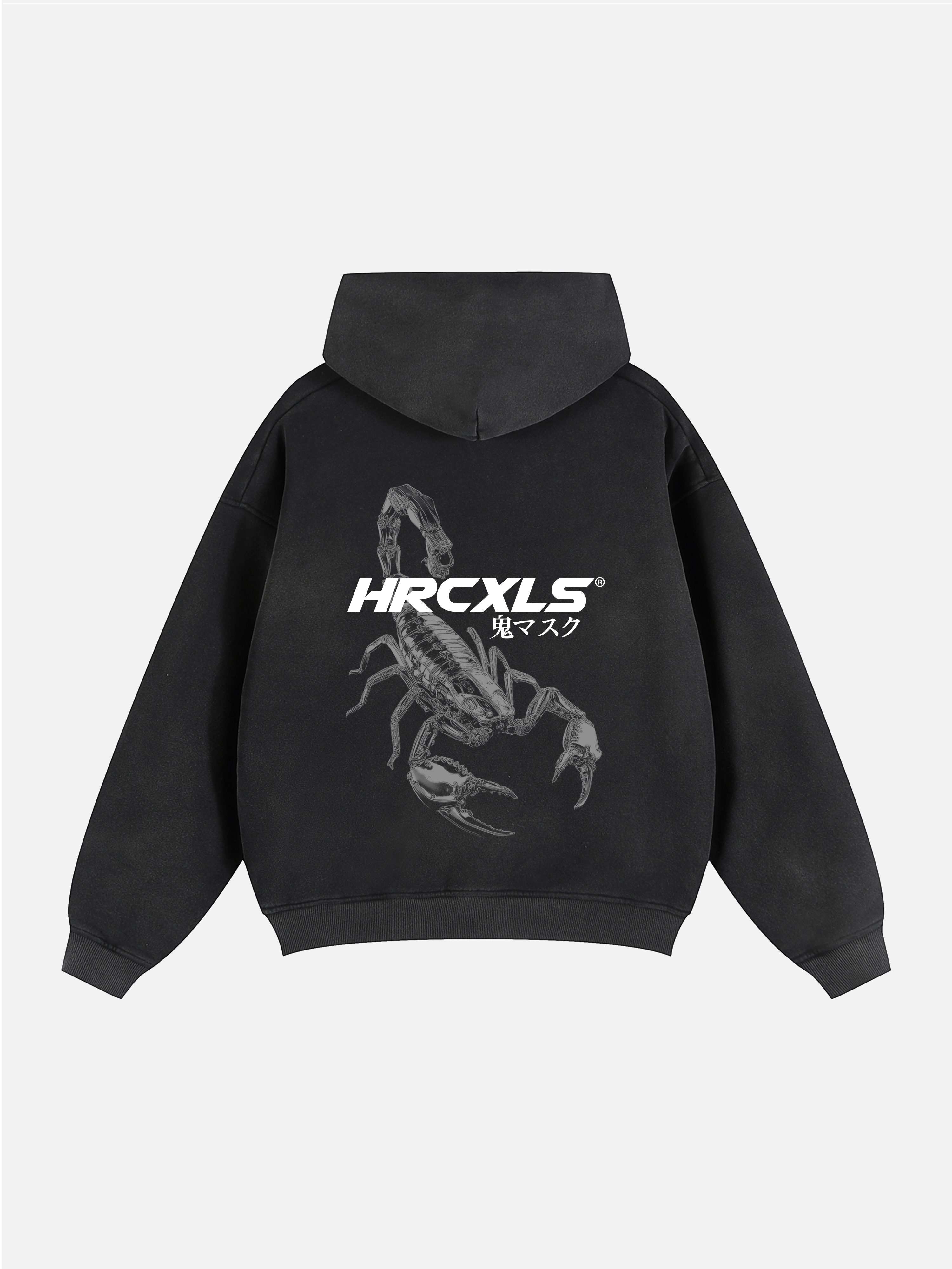 Scorpion Oversized Zip Up Hoodie