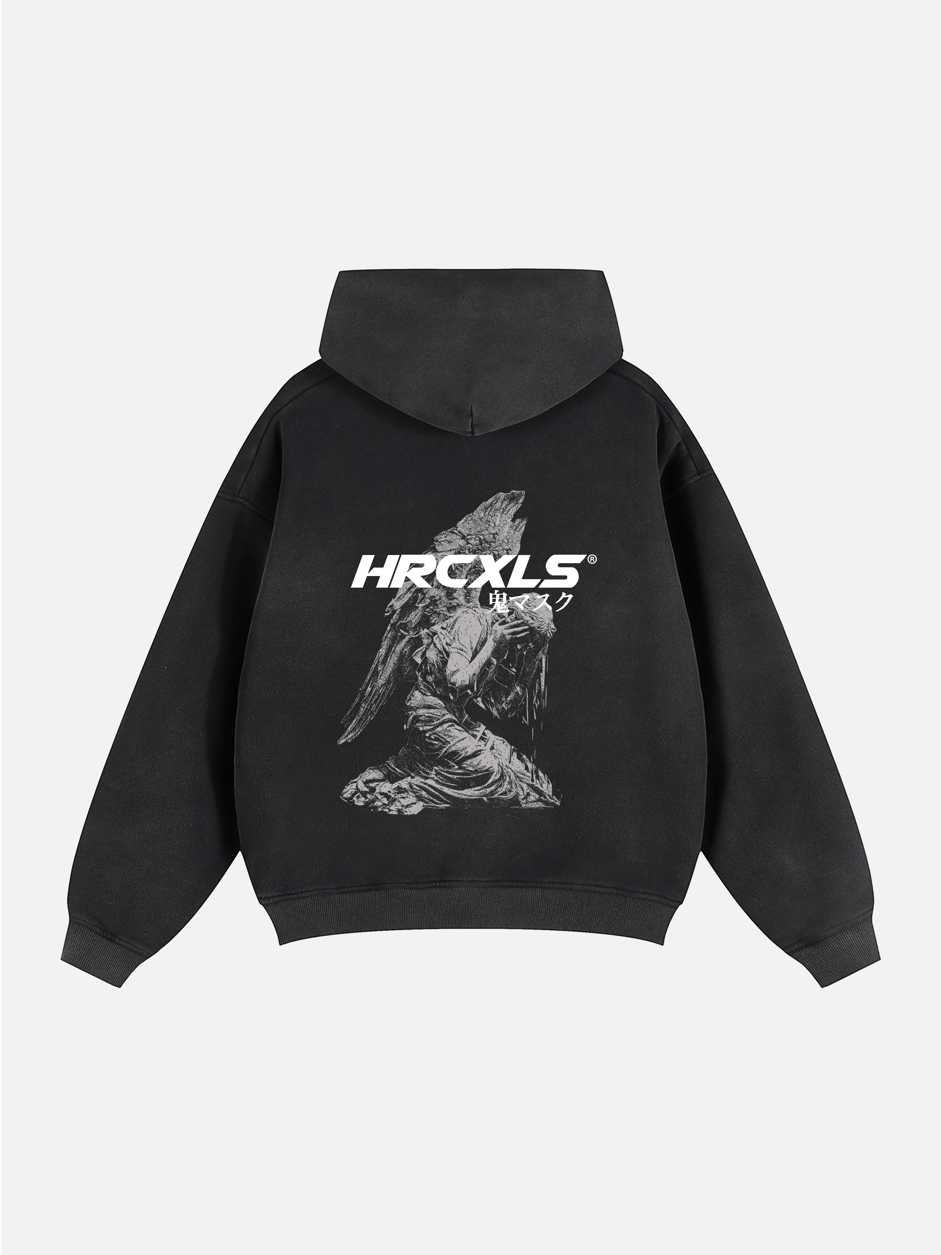 Weeping angel Oversized Zip Up Hoodie