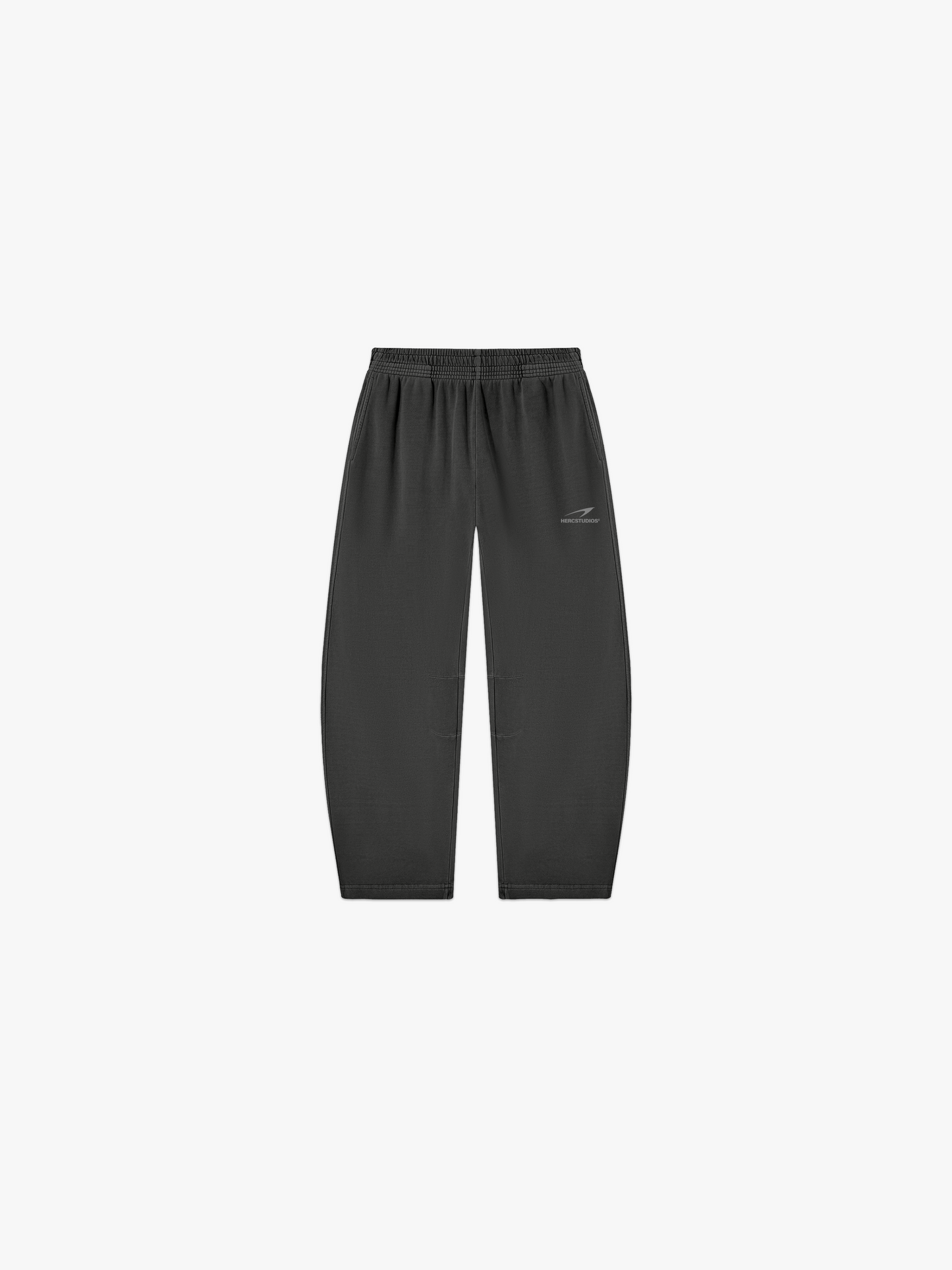 HERCSTUDIOS Sweatpants - Dark Grey front flat lay