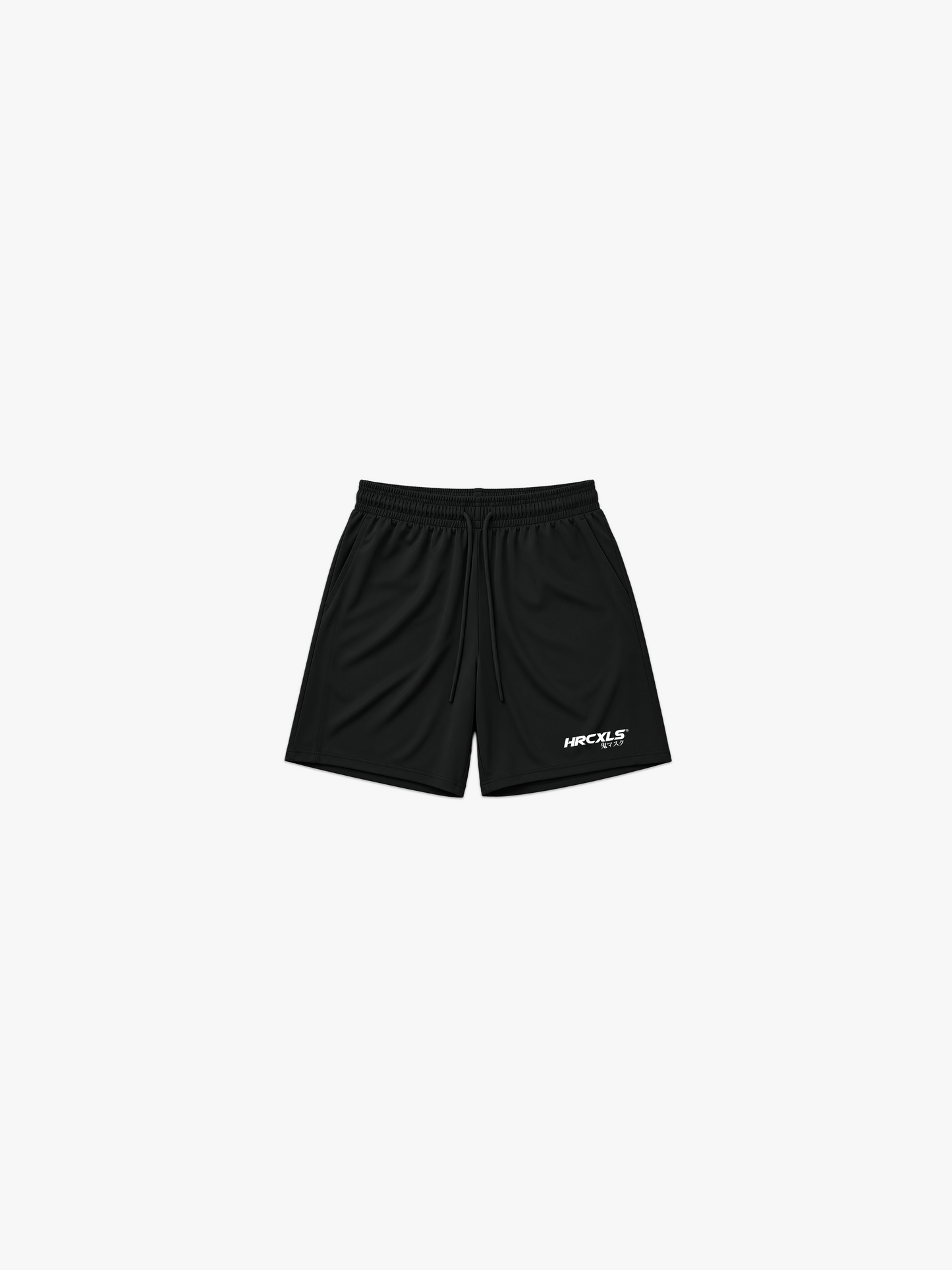 Kuro 7" Shorts - Black front flat lay