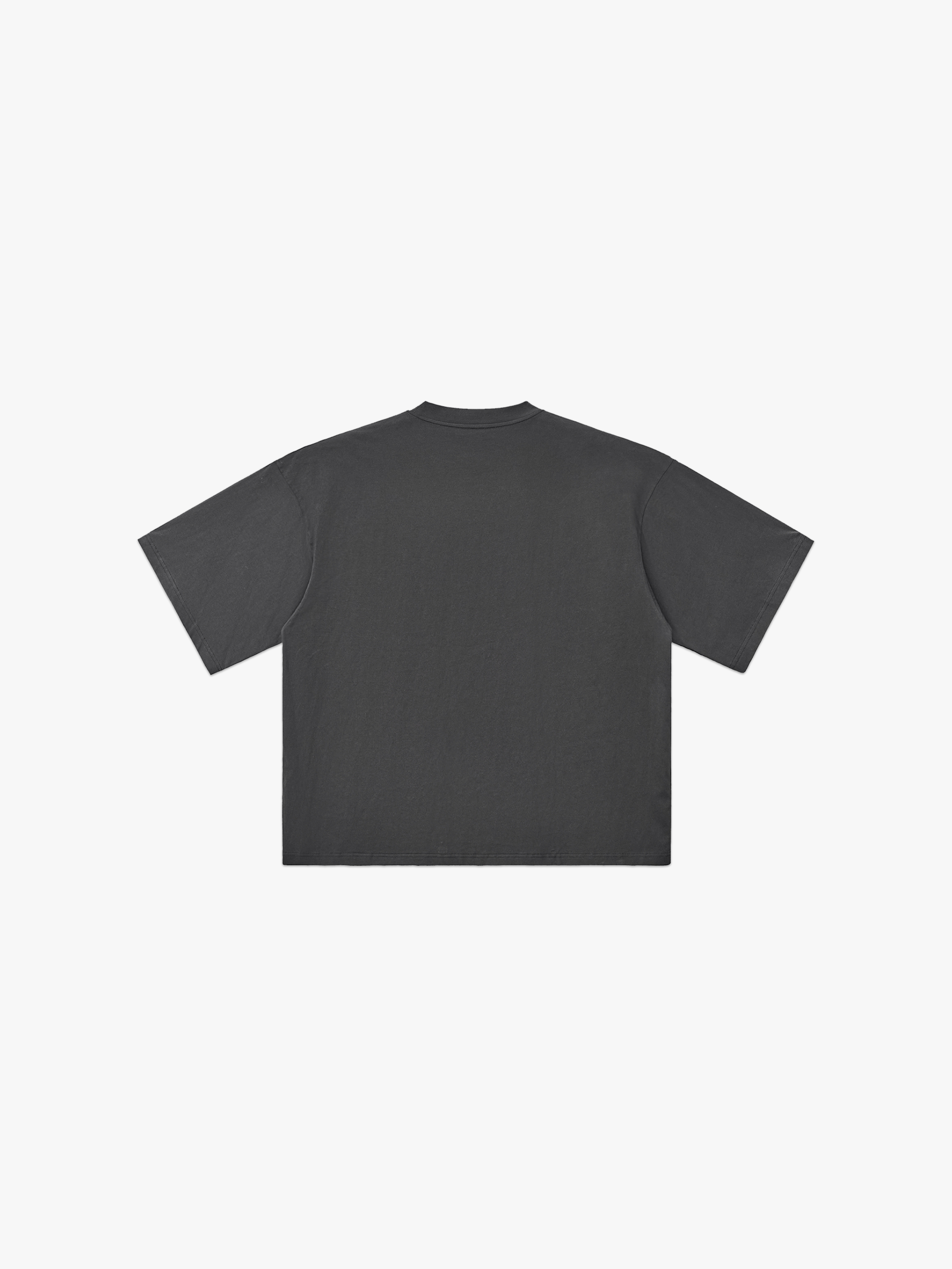 Lifting Club HUGE T-Shirt - Grey / Black back flat lay