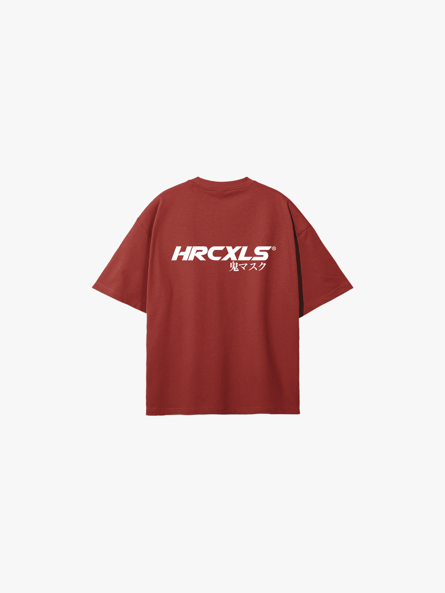 HERCXLES Kuro T-Shirt in Red - back flat lay