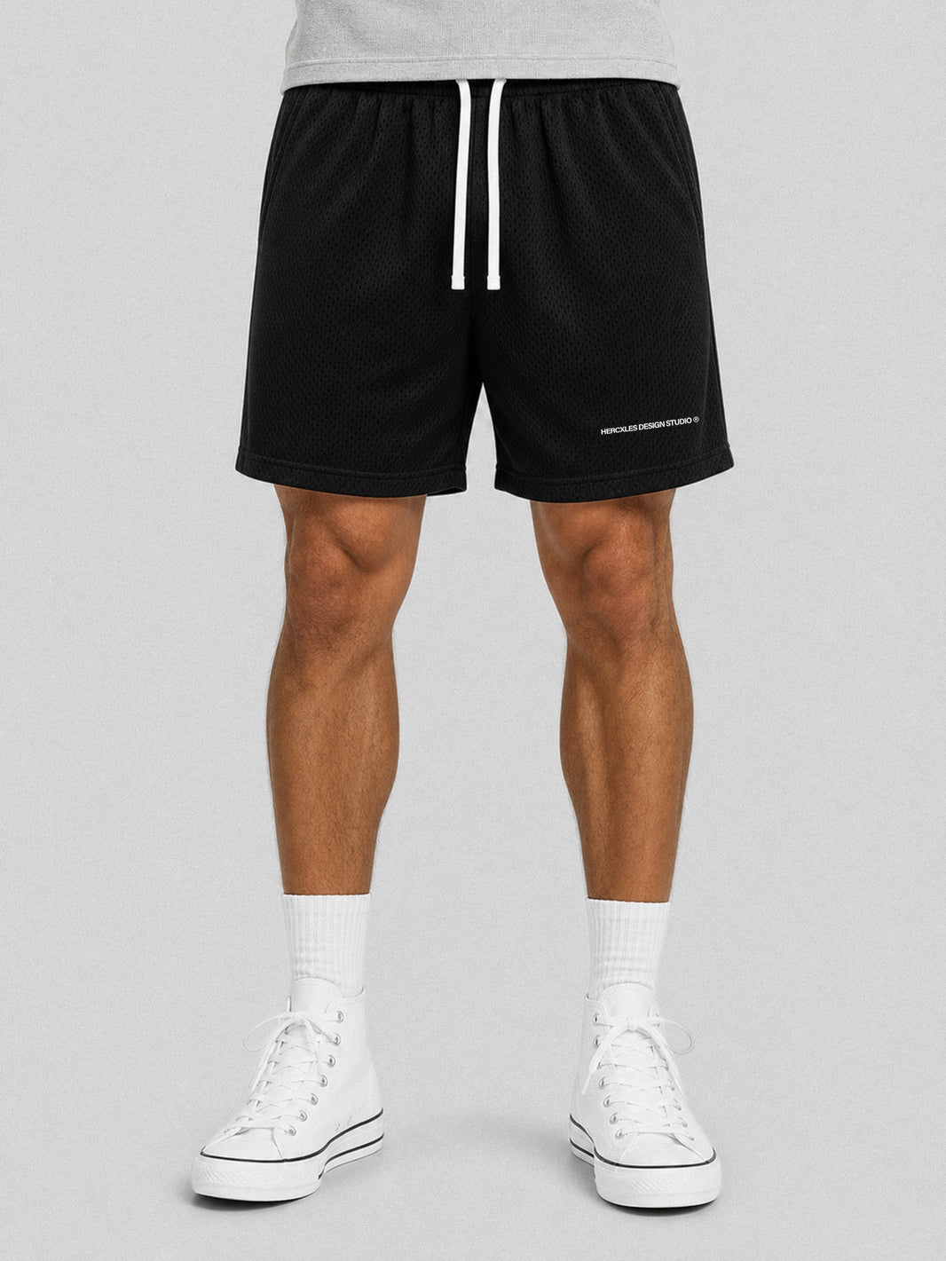 HCX 2026 match: Mesh Drawstring Shorts - Worn detail