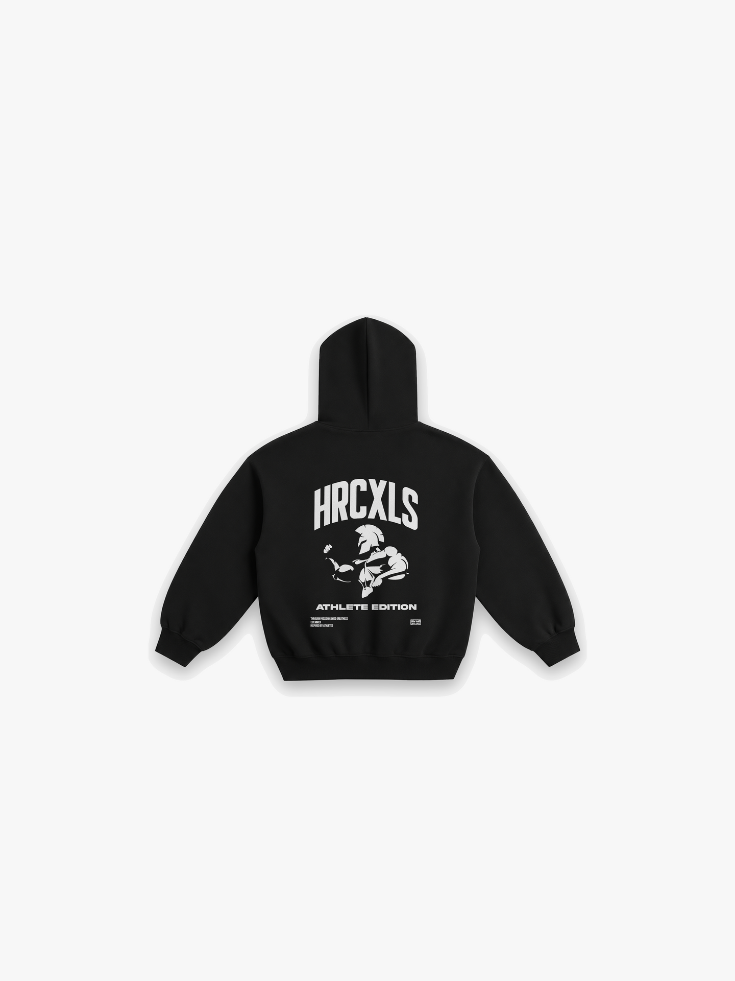 Athlete Edition Hoodie - Black flat lay back