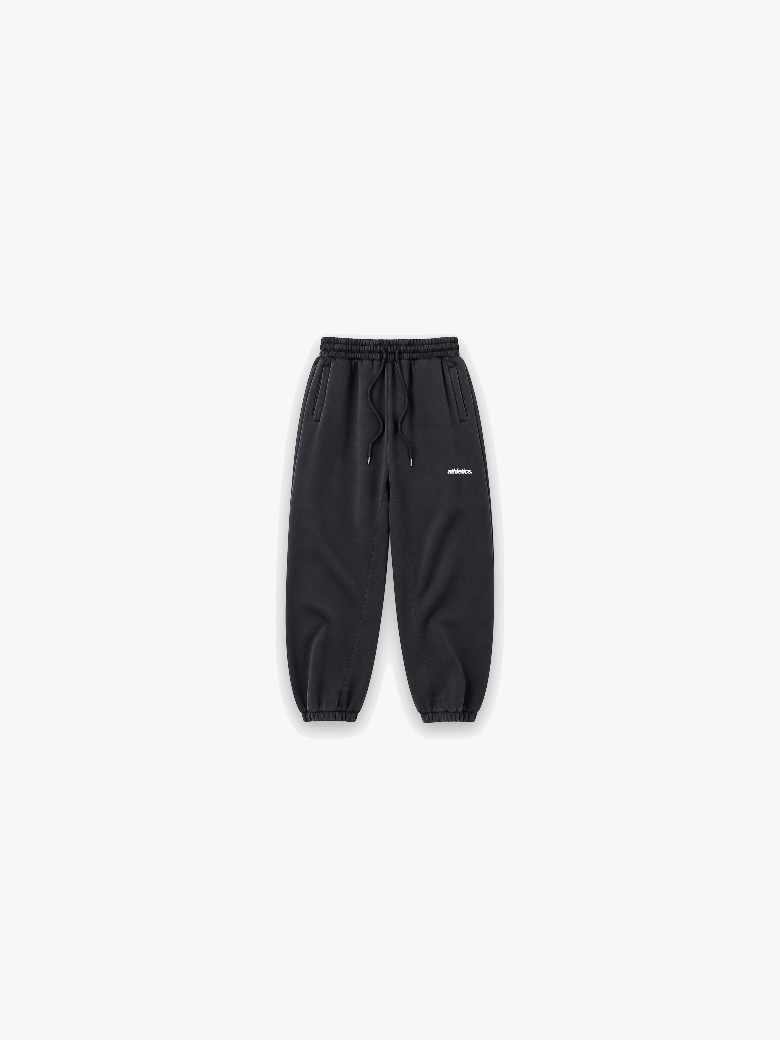 Athletics Oversized Sweatpants - Black flat lay front