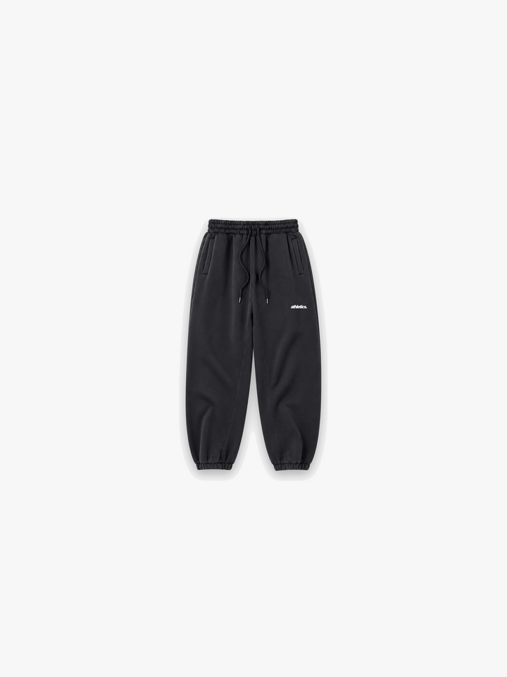 Athletics Oversized Sweatpants - Black flat lay front