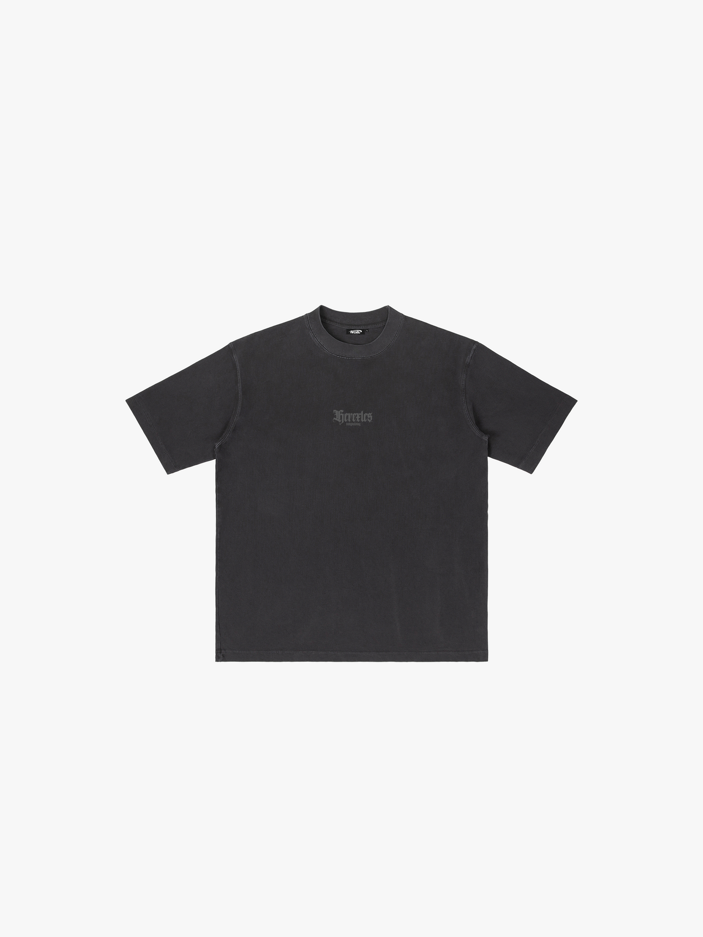 Bodybuilding Heavyweight T-shirt - Black flat lay front