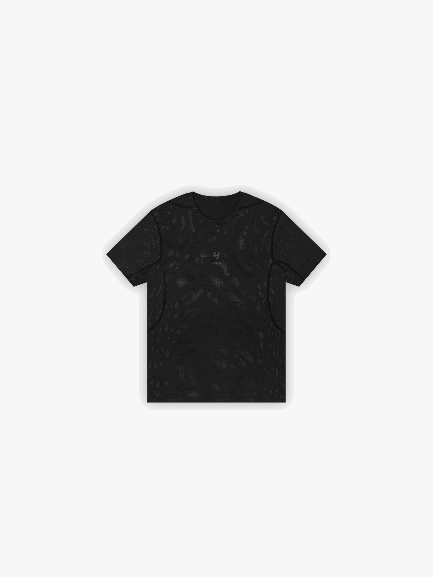 HERCXLES 2026: LCKD IN Fitness Tee - Black front