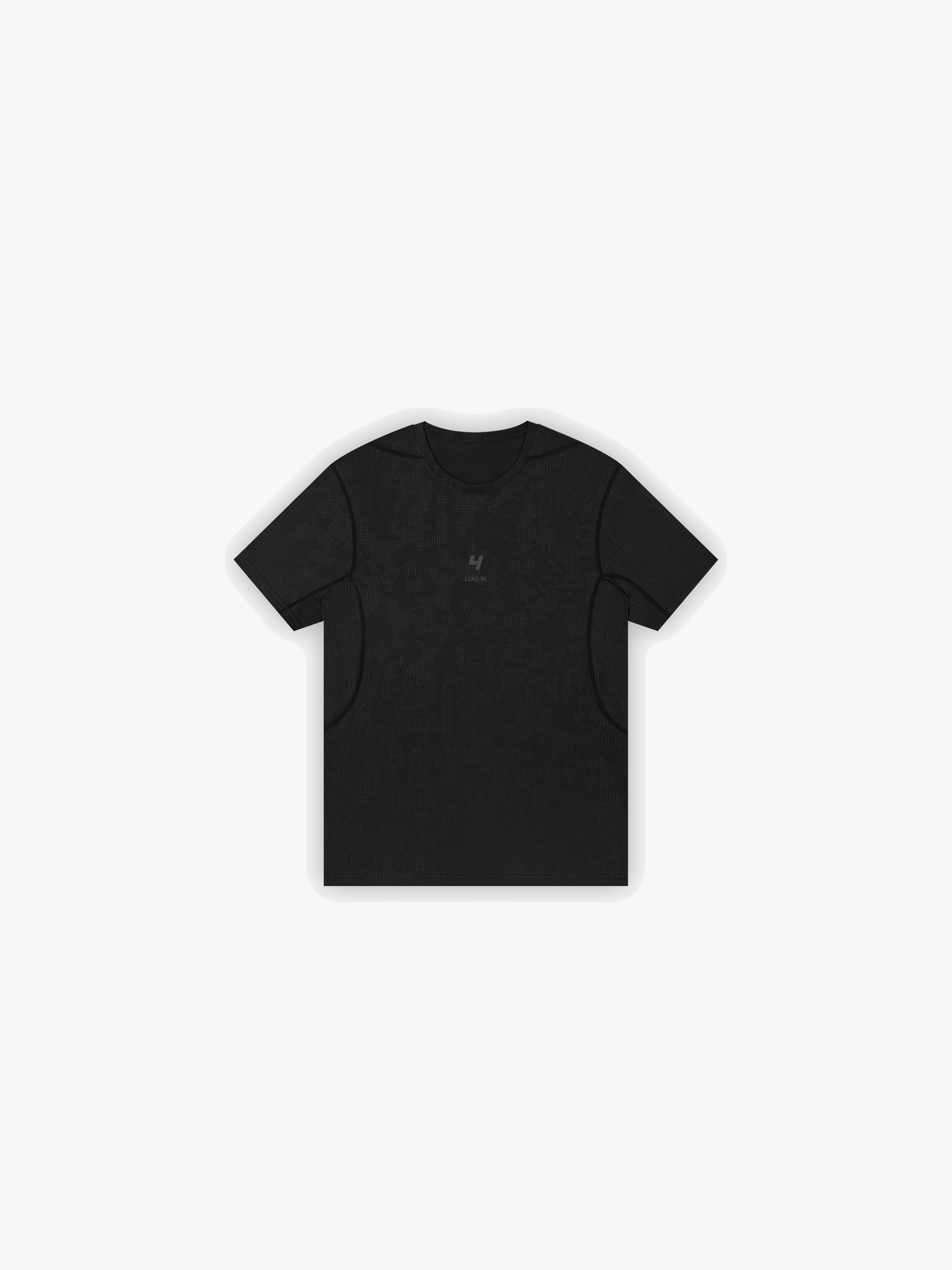 HERCXLES 2026: LCKD IN Fitness Tee - Black front