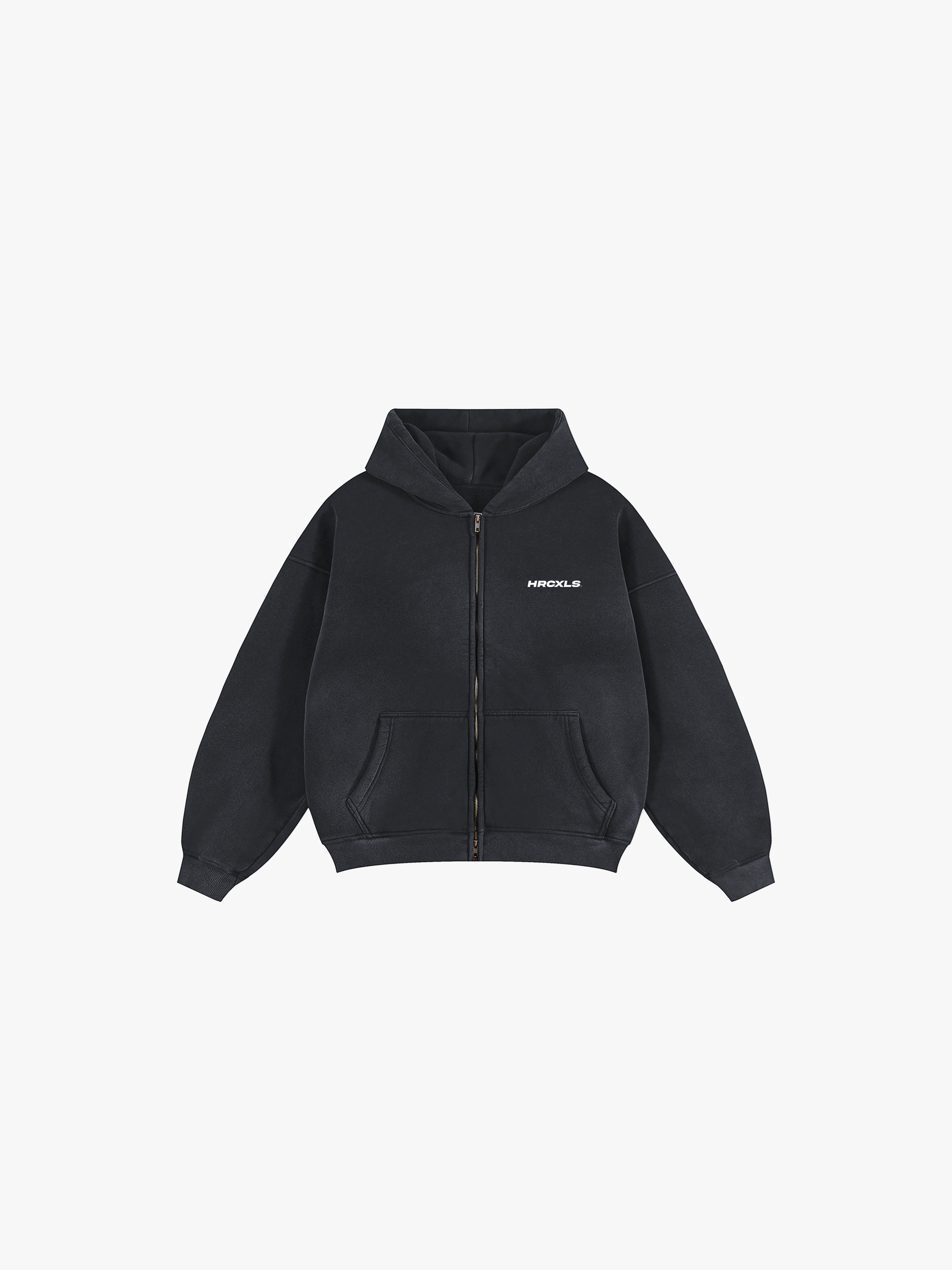 Venom faded oversized zip-up hoodie