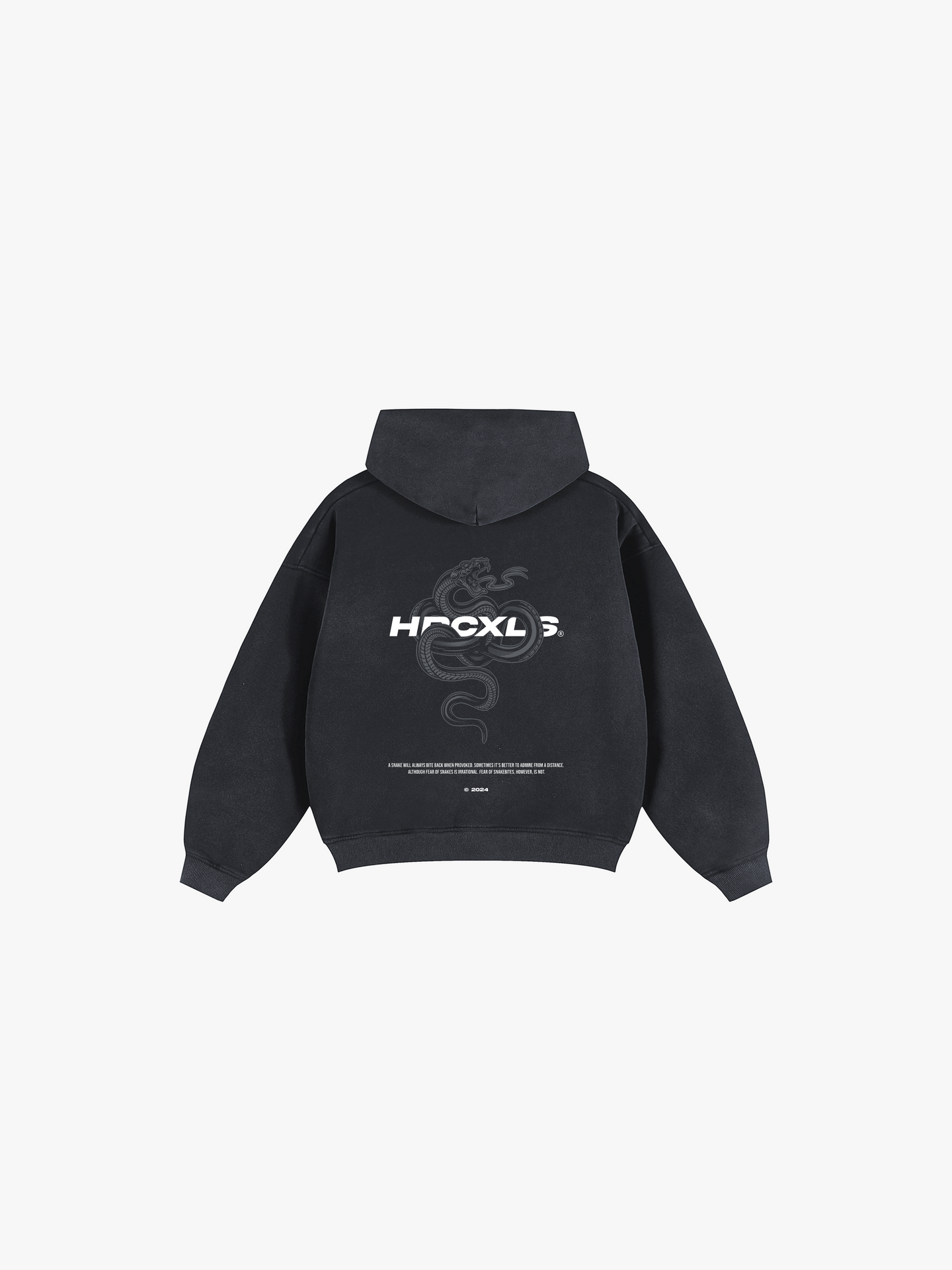 Venom faded oversized zip-up hoodie
