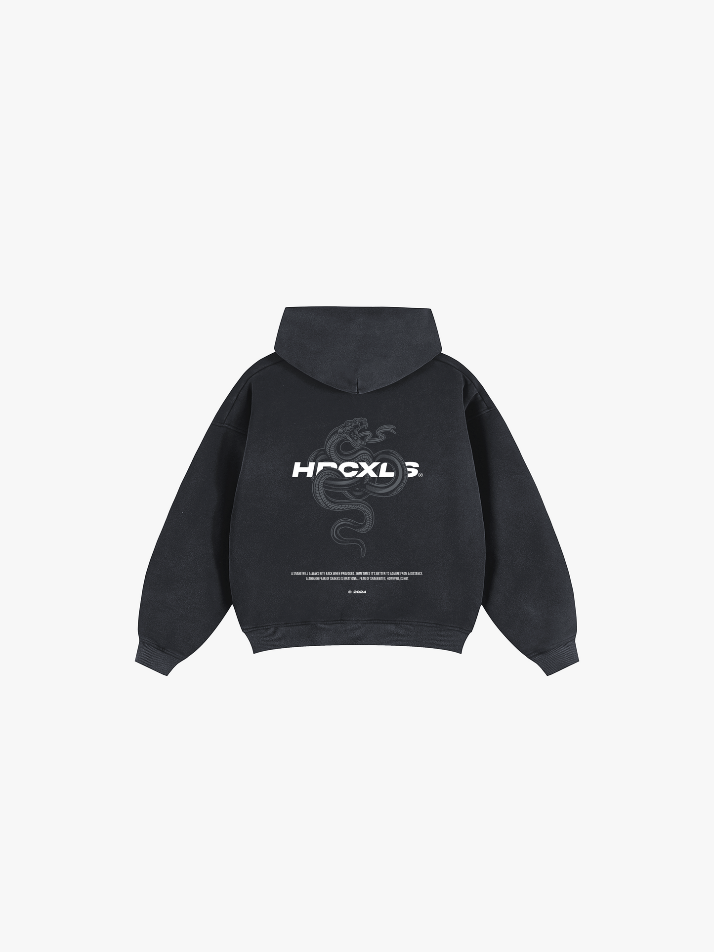 Venom faded oversized zip-up hoodie