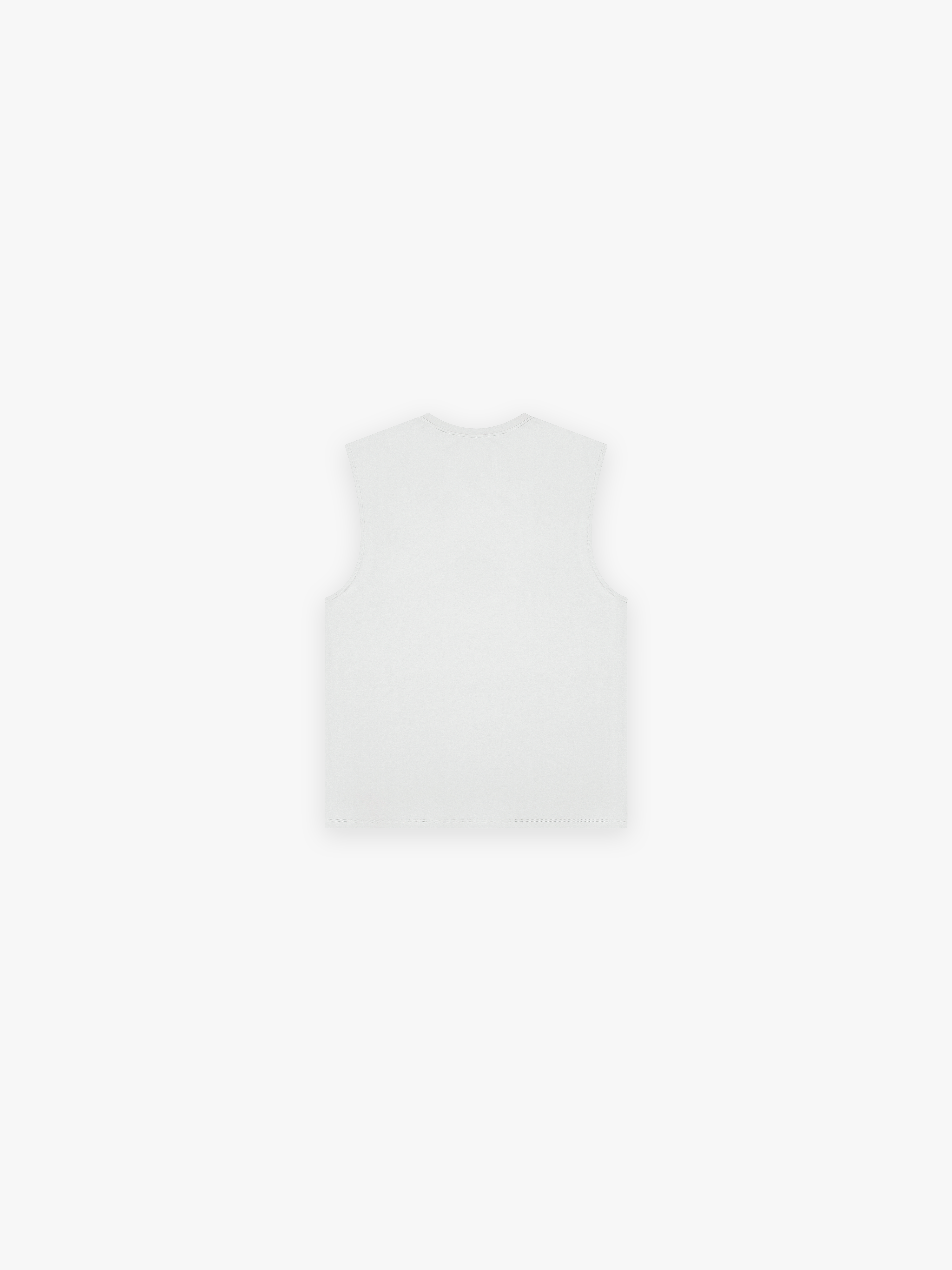 HERCXLES 2026: HRCXLS Athlete Cut Off - White back flat lay