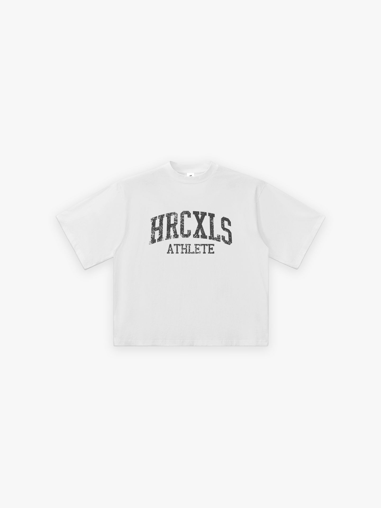 HERCXLES 2026: HRCXLS Athlete Giant T-Shirt - White front flat lay