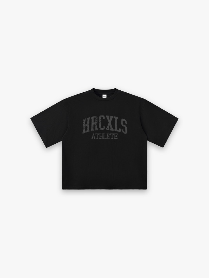 HRCXLES 2026: HRCXLS Athlete Giant T-Shirt - Black front
