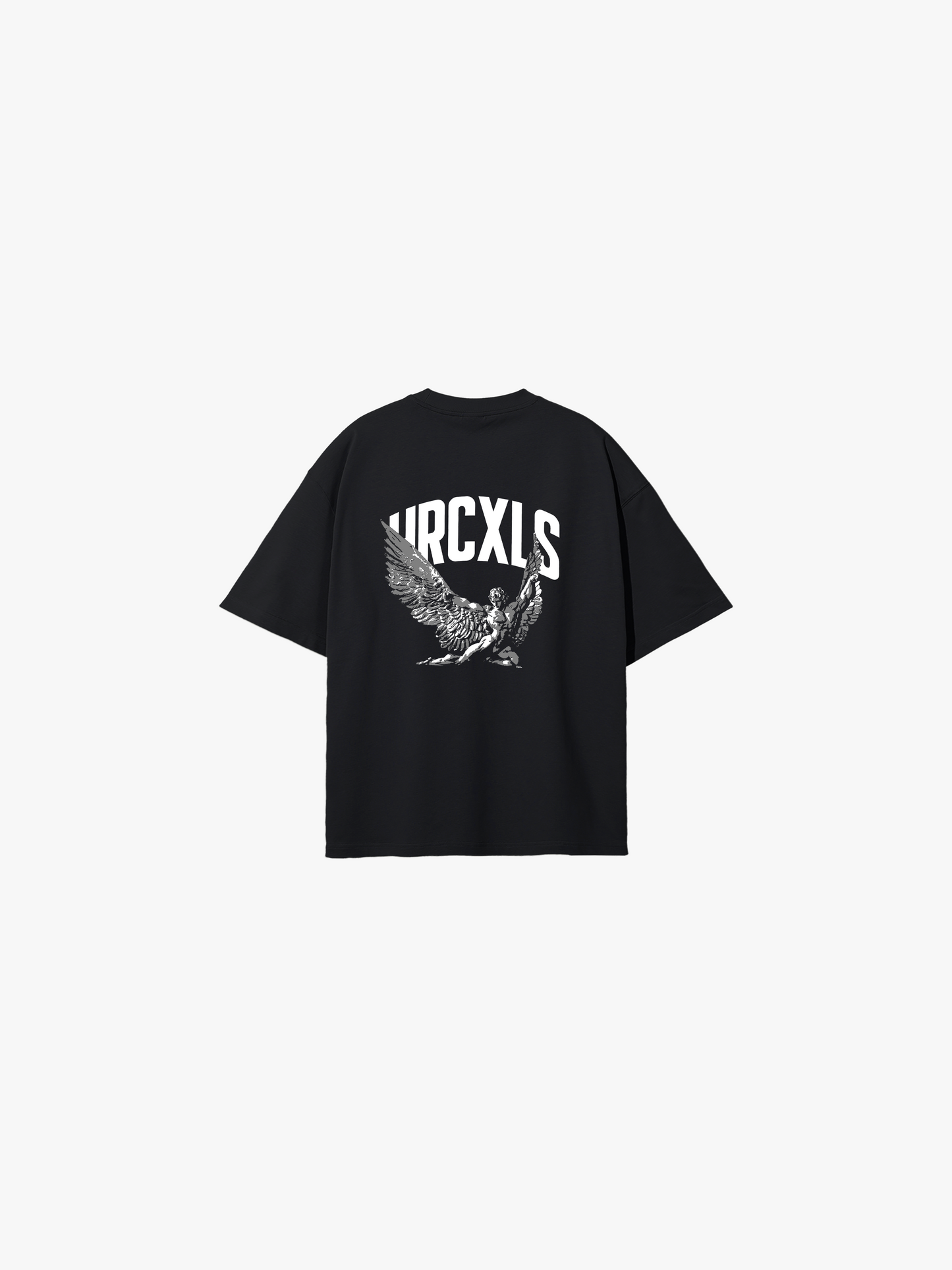 HERCXLES: Icarus Oversized T-Shirt - Black back flat lay