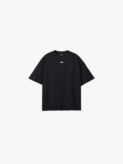 HERCXLES: Icarus Oversized T-Shirt - Black front flat lay