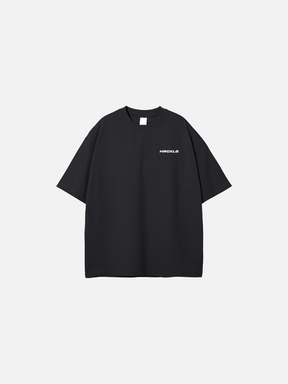 HERCXLES: Medusa Oversized T-Shirt - Black front flat lay